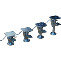 Floor Lock Brakes - Standard Duty, 6" Extended Height, 5-3/32" Retracted Height, Galvanized Nuna Depot Inc.