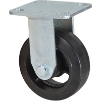 Mold-on Caster, Rigid, 5" (127 mm), Rubber, 440 lbs. (199 kg.) Nuna Depot Inc.
