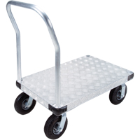 Aluminum Platform Truck, 24" W x 36" L, 1400 lbs. Cap., Pneumatic Wheels Nuna Depot Inc.