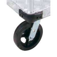 Aluminum Platform Truck, 24" W x 36" L, 2000 lbs. Cap., Mold-on Rubber Wheels Nuna Depot Inc.