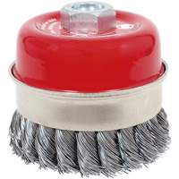 CKB3201T High Performance Knot Banded Cup Brush, 3-1/2" Dia. x 5/8"-11 Arbor Nuna Depot Inc.