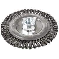 Stringer Bead Brush, 5" Dia., 0.022" Fill, 5/8"-11 Arbor, Steel Nuna Depot Inc.