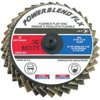 Powerblend FLX Roll-on Flap Disc, 3" x Type R, Z40 Grit, Zirconia Alumina Nuna Depot Inc.