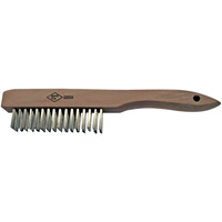 Scratch Brush, Stainless Steel, 4 x 16 Wire Rows Nuna Depot Inc.