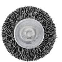Brosse radiale &agrave; fils cr&ecirc;p&eacute;s mont&eacute; sur mandrin 126, 1-1/2", Fils 0,02", Tige 1/4" Nuna Depot Inc.