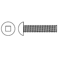 Vis m&eacute;caniques &agrave; t&ecirc;te ronde, #6-32 x 1/4" lo, Zingu&eacute; Nuna Depot Inc.