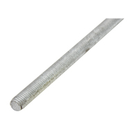 Threaded Rod, 1/4"-20, 36" L, Galvanized, Grade 2 Grade Nuna Depot Inc.