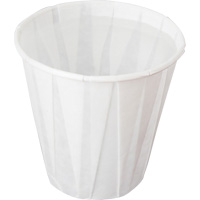 Pleated Cup, Paper, 5 oz., White Nuna Depot Inc.