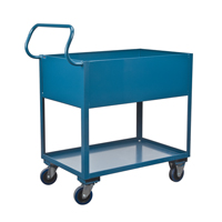 Chariots de service &agrave; bordure profonde, 2 Tiers, 24" la x 47" h x 36" p, Capacit&eacute; 1200 lb Nuna Depot Inc.