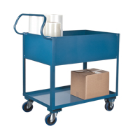 Chariots de service &agrave; bordure profonde, 2 Tiers, 24" la x 47" h x 36" p, Capacit&eacute; 1200 lb Nuna Depot Inc.