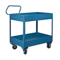Chariots de service &agrave; bordure profonde, 2 Tiers, 24" la x 47" h x 36" p, Capacit&eacute; 1200 lb Nuna Depot Inc.