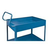 Chariots de service &agrave; bordure profonde, 2 Tiers, 24" la x 47" h x 36" p, Capacit&eacute; 1200 lb Nuna Depot Inc.