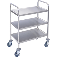 Chariot &agrave; tablettes, 3 Tiers, 16" la x 35" h x 26" p, Capacit&eacute; 200 lb Nuna Depot Inc.