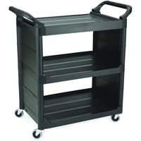 Chariot de service avec panneaux d'extr&eacute;mit&eacute;s, 3 tiers, 18-5/8" x 36-5/8" x 33-5/8", Capacit&eacute; 150 lb Nuna Depot Inc.