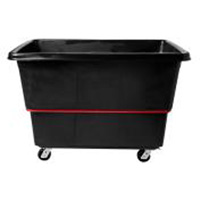 Chariot utilitaire &agrave; usage intensif, Plastique recycl&eacute; noir, 59"/34-5/8" lo x 34"/59-1/64" la x 42-1/16"/42-7/8" h, Volume 27 pi³, Capacit&eacute; 1200 lb Nuna Depot Inc.