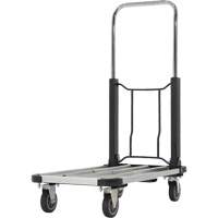 Chariot &agrave; plateforme repliable, Acier inoxydable, 300 lb, 28" lo x 16" la, Hauteur 33-1/2" Nuna Depot Inc.