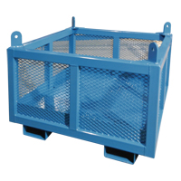 Material Handling Basket, 24" H x 48" W x 48" D, 1000 lbs. Capacity Nuna Depot Inc.