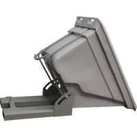 Conteneur autobasculeur, Poly&eacute;thyl&egrave;ne, 5/8 vg³, Gris Nuna Depot Inc.