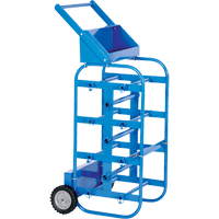 Portable Wire Reel Caddy, Steel, 11 Rod, 19-1/2" W x 43-1/4" H x 17-1/2" D, 150 lbs. Capacity Nuna Depot Inc.