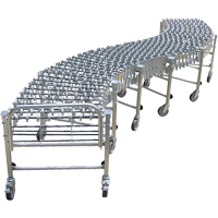 Convoyeurs extensibles/flexibles, 18" la x 12' 10" lo, Capacit&eacute; de 226 lb par pi lin. Nuna Depot Inc.
