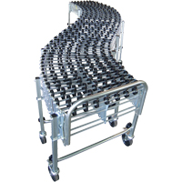 Expandable/Flexible Conveyors, 18" W x 24' 8" L, 226 lbs. per lin. ft. Capacity Nuna Depot Inc.