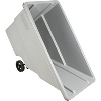 Chariot basculeur en acier, Poly&eacute;thyl&egrave;ne, 0,625 vg³, Capacit&eacute; de charge de 500 lb Nuna Depot Inc.