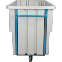 Chariot basculeur en acier, Poly&eacute;thyl&egrave;ne, 1,1 vg³, Capacit&eacute; de charge de 1250 lb Nuna Depot Inc.