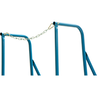 Escabeau roulant avec rails pour acc&egrave;s &agrave; une remorque, 4 marches, Largeur de la marche 22", Hauteur de la plateforme 37", Acier Nuna Depot Inc.