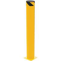 Safety Bollard, Steel, 48" H x 6.5" W, Yellow Nuna Depot Inc.