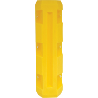 Slim Column Protector, 3" x 3" Inside Opening, 12" L x 12" W x 42" H, Yellow Nuna Depot Inc.