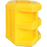 Short Column Protector, 6" x 6" Inside Opening, 24" L x 24" W x 24" H, Yellow Nuna Depot Inc.