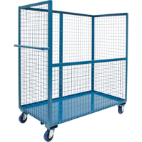 Wire Mesh Stock Truck, Steel, 24" x 55" x 36", 1200 lbs. Capacity Nuna Depot Inc.