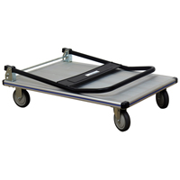 Chariot &agrave; plateforme avec poign&eacute;e pliante, Aluminium, 550 lb, 35-1/2" lo x 24" la, Hauteur 35-1/2" Nuna Depot Inc.