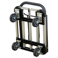 Chariot &agrave; plateforme avec poign&eacute;e pliante, Aluminium, 300 lb, 28" lo x 16" la, Hauteur 37,75" Nuna Depot Inc.