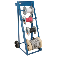 Portable Wire Reel Caddy, Steel, 4 Rod, 24-1/2" W x 49" H x 23" D, 400 lbs. Capacity Nuna Depot Inc.