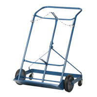 Professional Double Gas Cylinder Truck CC-2, Mold-on Rubber Wheels, 16-7/8" W x 7-1/4" L Base, 500 lbs. Nuna Depot Inc.