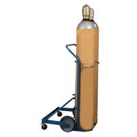 Professional Double Gas Cylinder Truck CC-2, Mold-on Rubber Wheels, 16-7/8" W x 7-1/4" L Base, 500 lbs. Nuna Depot Inc.