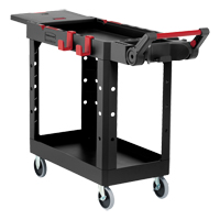 Heavy-Duty Adaptable Utility Cart, 2 Tiers, 17-3/4" x 36" x 46-1/5", 500 lbs. Capacity Nuna Depot Inc.