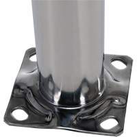 Safety Bollard, Stainless Steel, 36" H x 8" W, Silver Nuna Depot Inc.