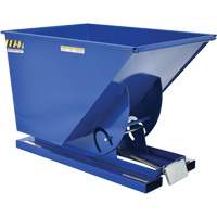 Conteneur autobasculeur, Acier, 1 vg³, Bleu Nuna Depot Inc.