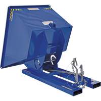 Conteneur autobasculeur, Acier, 1 vg³, Bleu Nuna Depot Inc.