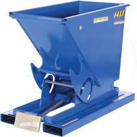 Self-Dumping Hopper, Steel, 1/3 cu.yd., Blue Nuna Depot Inc.