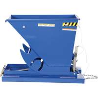 Self-Dumping Hopper, Steel, 1/3 cu.yd., Blue Nuna Depot Inc.