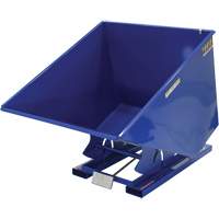Conteneur autobasculeur, Acier, 2 vg³, Bleu Nuna Depot Inc.