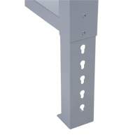 Pattes d'&eacute;tabli pour service industriel, Acier, 24" p x 34" h, Simple Nuna Depot Inc.