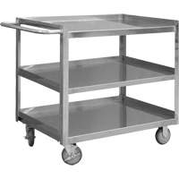 Industrial Grade Shelf Cart, 3 Tiers, 24-1/8" W x 35" H x 42" D, 1200 lbs. Capacity Nuna Depot Inc.