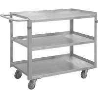Chariot avec tablettes de calibre industriel, 3 Tiers, 16-3/4" la x 34" h x 30-7/16" p, Capacit&eacute; 600 lb Nuna Depot Inc.