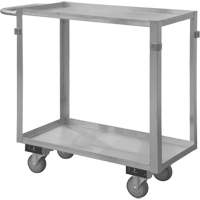 Chariot avec tablettes de calibre industriel, 2 Tiers, 16-3/4" la x 34" h x 36-7/16" p, Capacit&eacute; 600 lb Nuna Depot Inc.