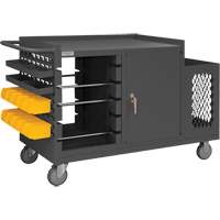 Mobile Wire Spool and Maintenance Cart, Steel, 5 Rod, 54-1/16" W x 35" H x 24" D, 1200 lbs. Capacity Nuna Depot Inc.