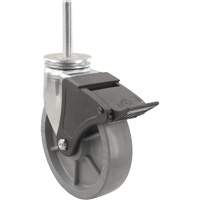 Emaxx Envirothane Caster, Swivel with Brake, 4" (101.6 mm) Dia., 1000 lbs. (453.6 kg.) Capacity Nuna Depot Inc.